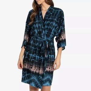 Tie Dye Print Robe